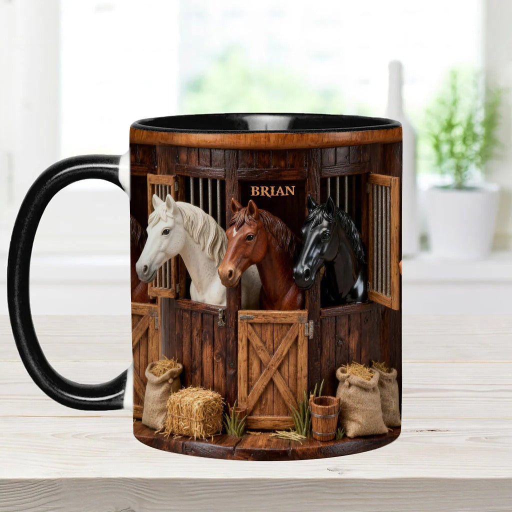 Personalized Horse Accent Mug Stable Birthday Gift Ideas For Horse Owners - Image 3