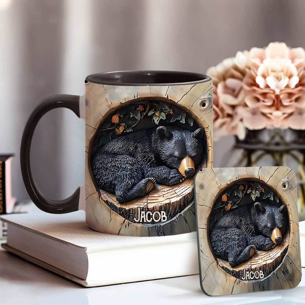 Personalized Hunting Accent Mug Black Bear Unique Gift For Hunters - Image 11