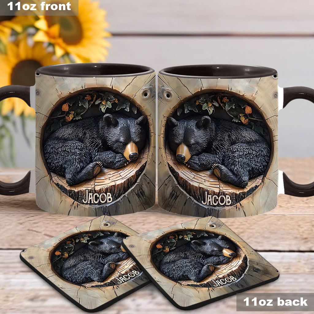 Personalized Hunting Accent Mug Black Bear Unique Gift For Hunters - Image 13
