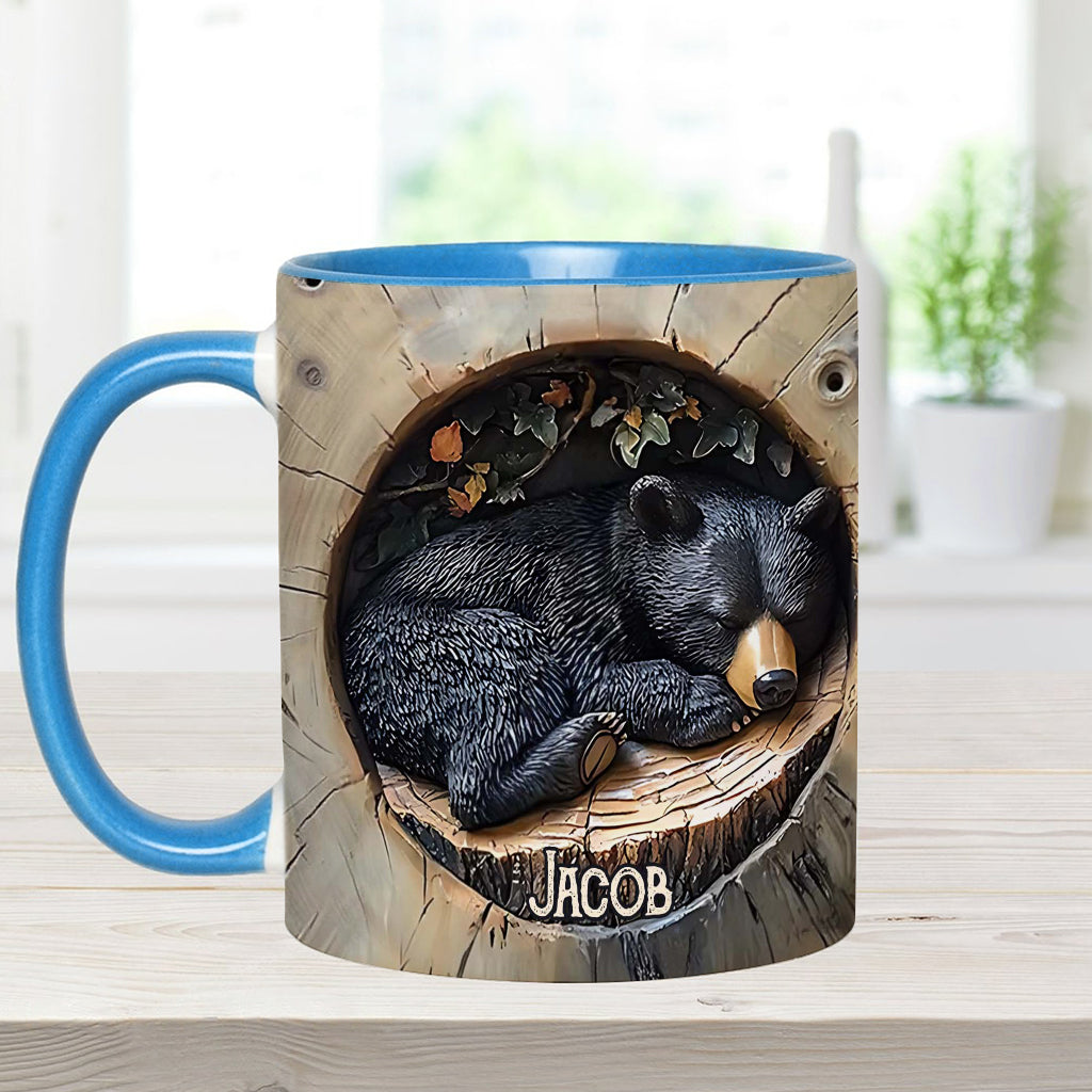 Personalized Hunting Accent Mug Black Bear Unique Gift For Hunters - Image 3