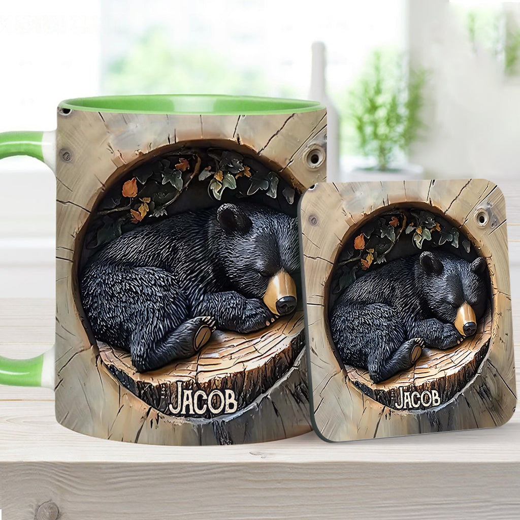 Personalized Hunting Accent Mug Black Bear Unique Gift For Hunters - Image 16