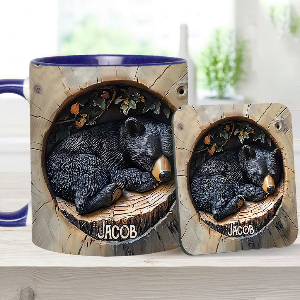 Personalized Hunting Accent Mug Black Bear Unique Gift For Hunters - Image 18