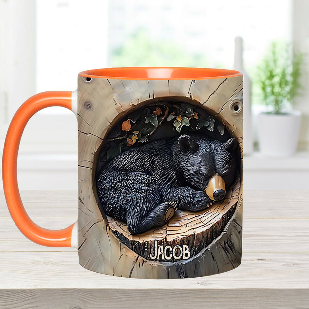 Personalized Hunting Accent Mug Black Bear Unique Gift For Hunters - Image 4