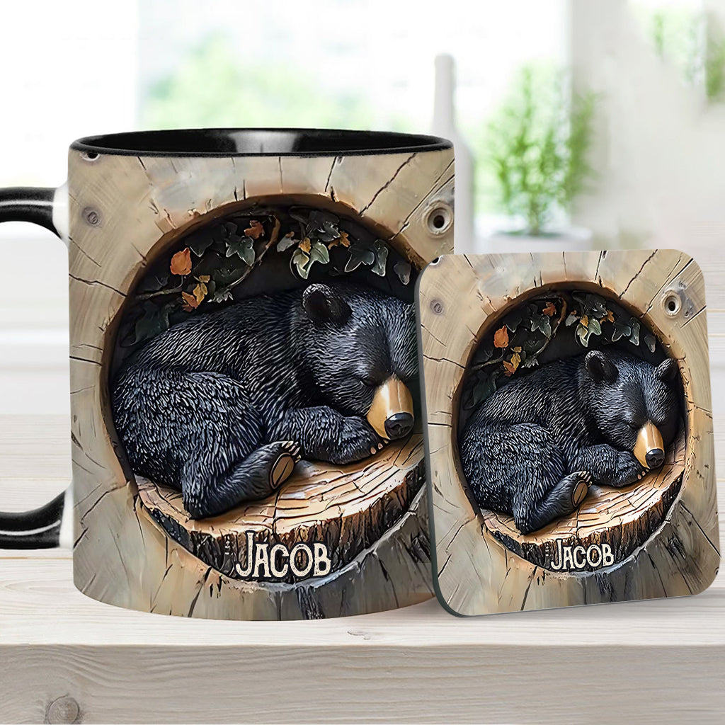 Personalized Hunting Accent Mug Black Bear Unique Gift For Hunters - Image 14