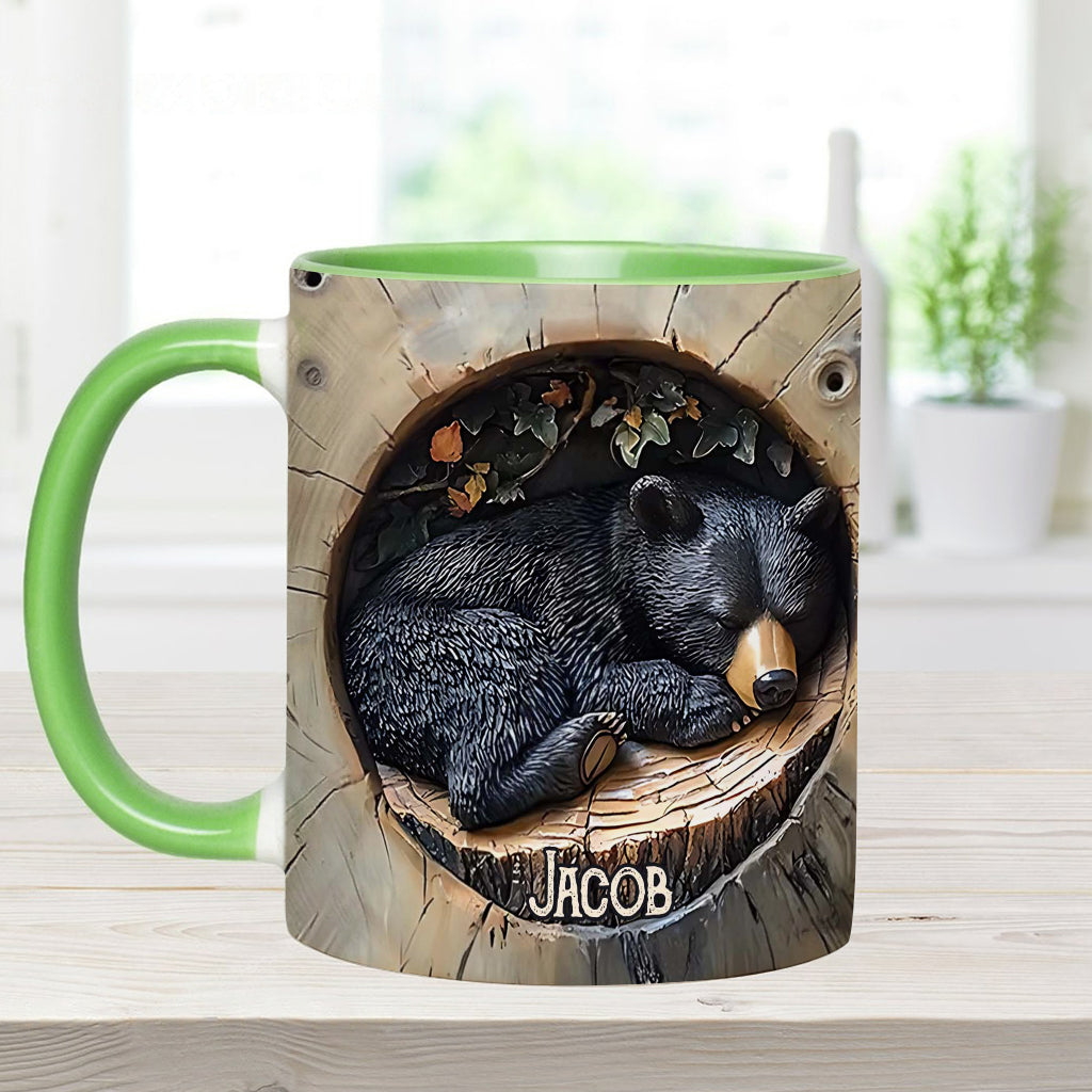 Personalized Hunting Accent Mug Black Bear Unique Gift For Hunters - Image 2