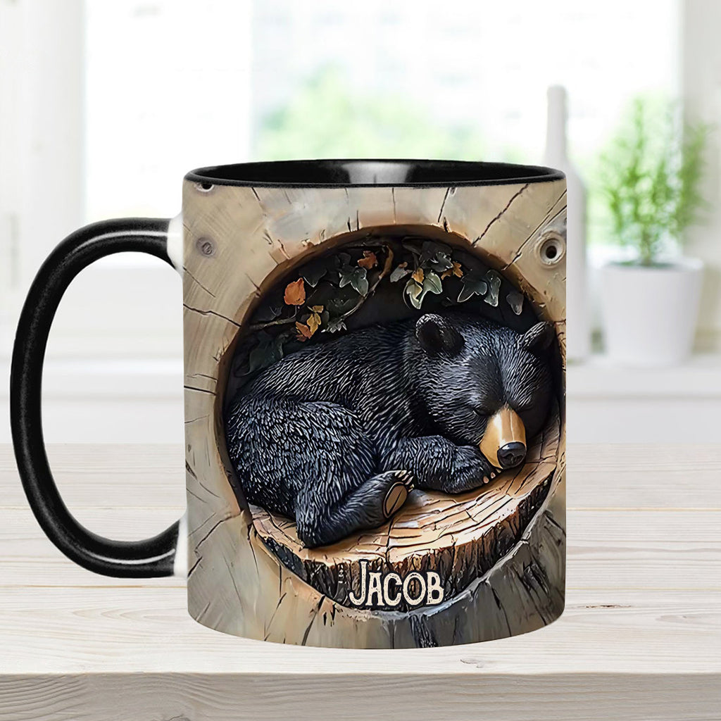 Personalized Hunting Accent Mug Black Bear Unique Gift For Hunters - Image 7