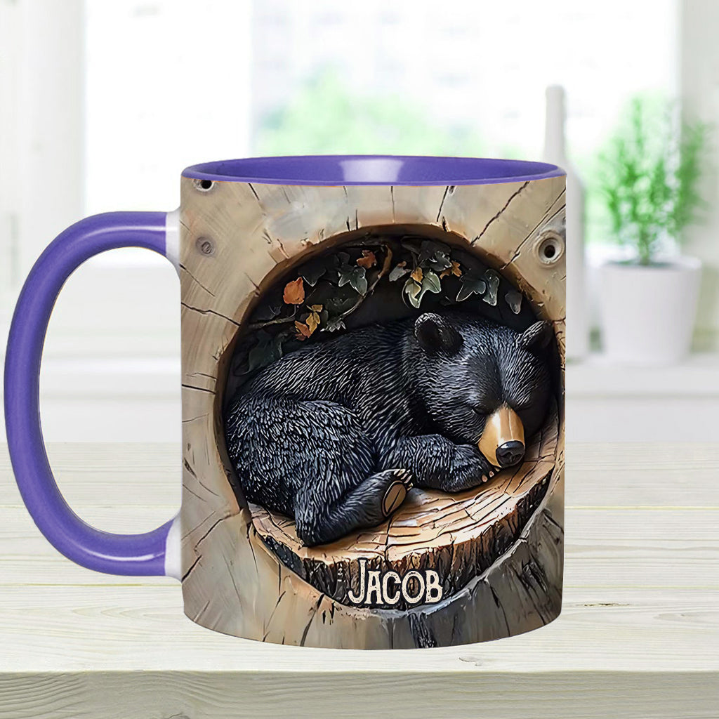 Personalized Hunting Accent Mug Black Bear Unique Gift For Hunters - Image 5