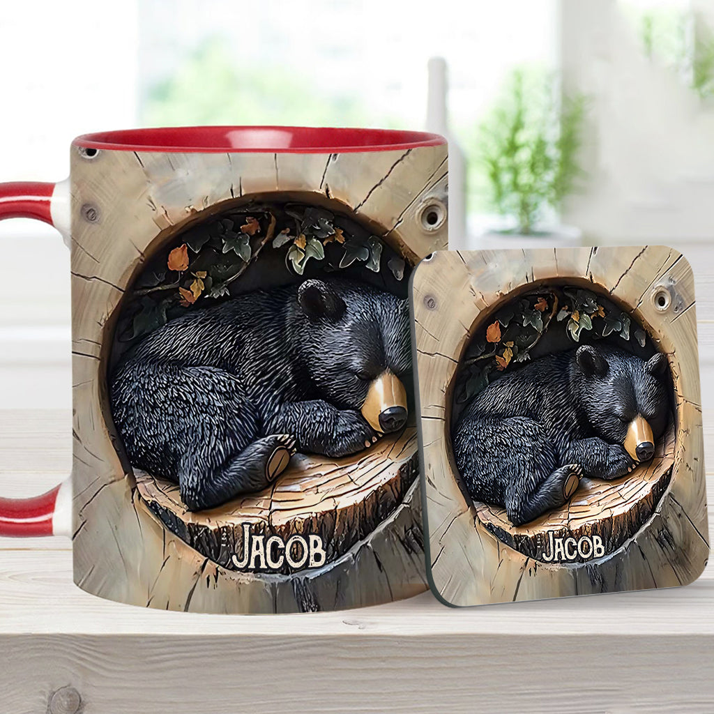 Personalized Hunting Accent Mug Black Bear Unique Gift For Hunters - Image 15