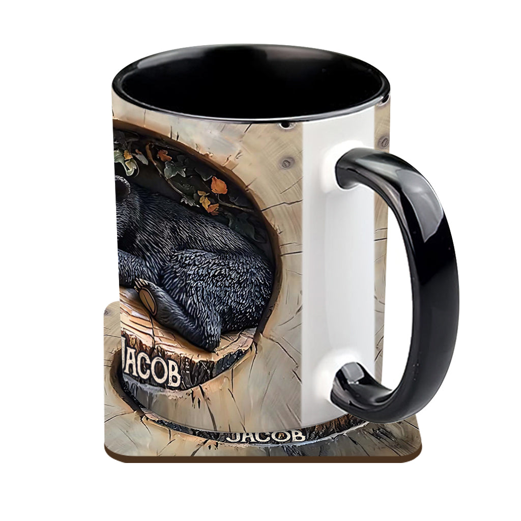 Personalized Hunting Accent Mug Black Bear Unique Gift For Hunters - Image 12