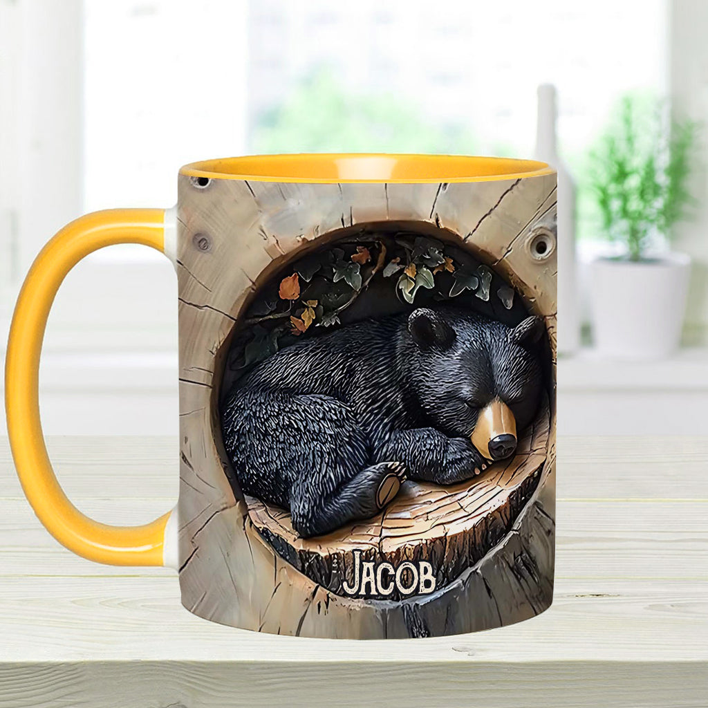 Personalized Hunting Accent Mug Black Bear Unique Gift For Hunters - Image 6