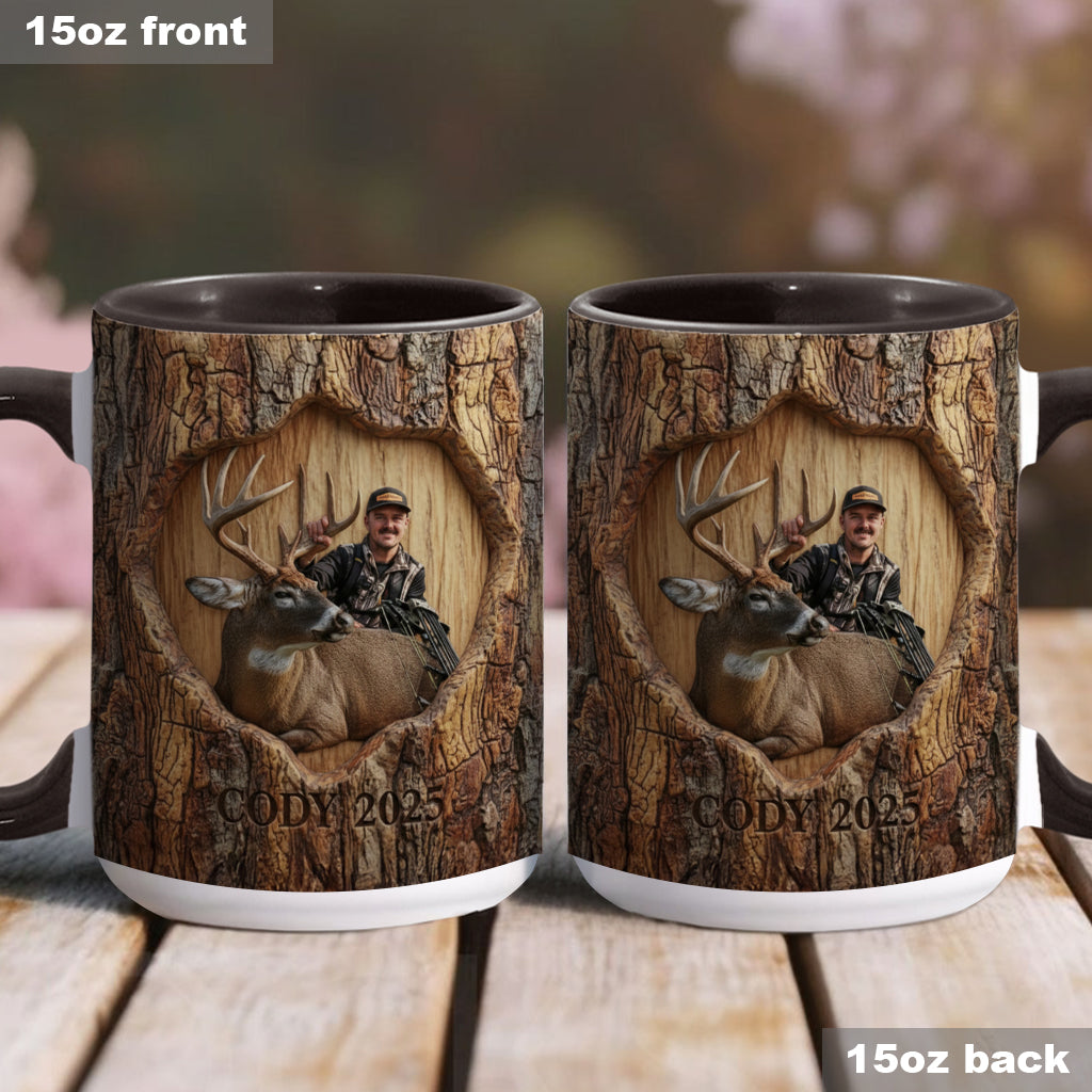 Personalized Hunting Accent Mug Custom From Any Photo Gift For Outdoor Adventurers - Image 3