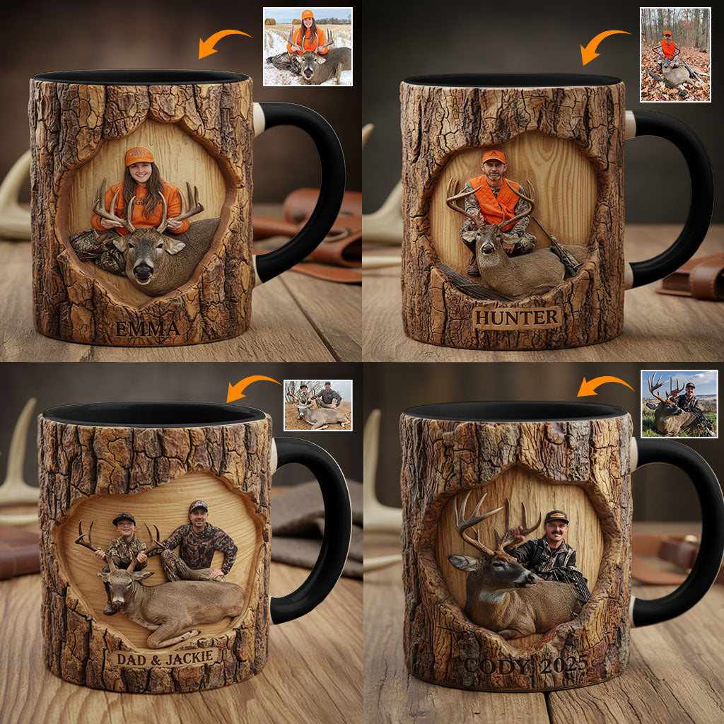 Personalized Hunting Accent Mug Custom From Any Photo Gift For Outdoor Adventurers