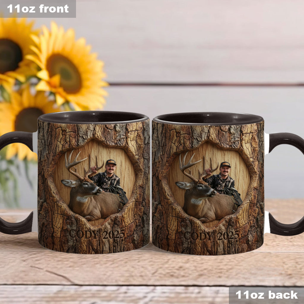 Personalized Hunting Accent Mug Custom From Any Photo Gift For Outdoor Adventurers - Image 2