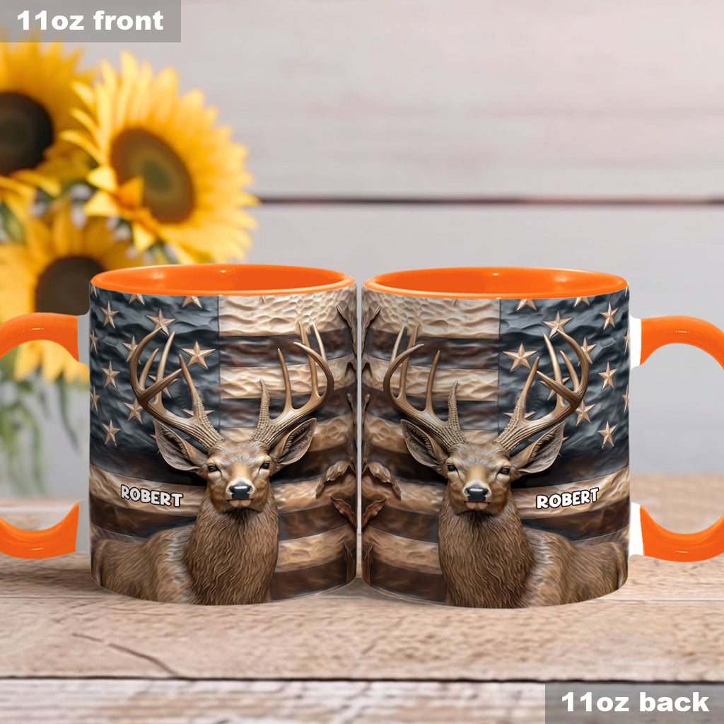 Personalized Hunting Accent Mug Deer Hunting Best Deer Gifts For Birthday - Image 3