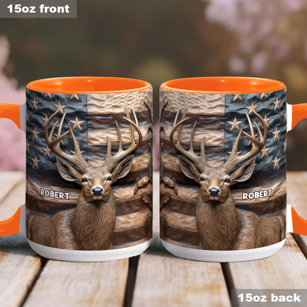 Personalized Hunting Accent Mug Deer Hunting Best Deer Gifts For Birthday - Image 4