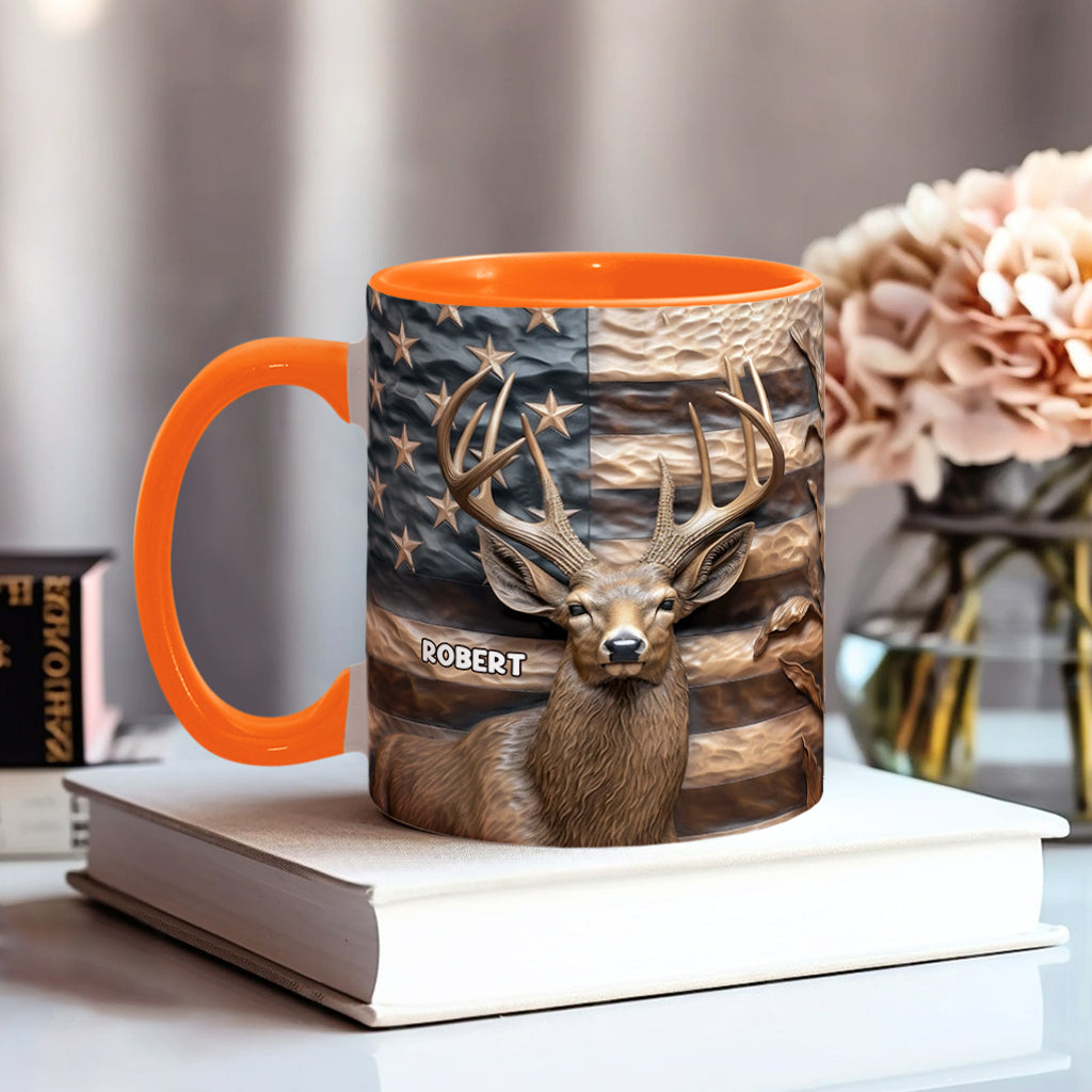 Personalized Hunting Accent Mug Deer Hunting Best Deer Gifts For Birthday - Image 2