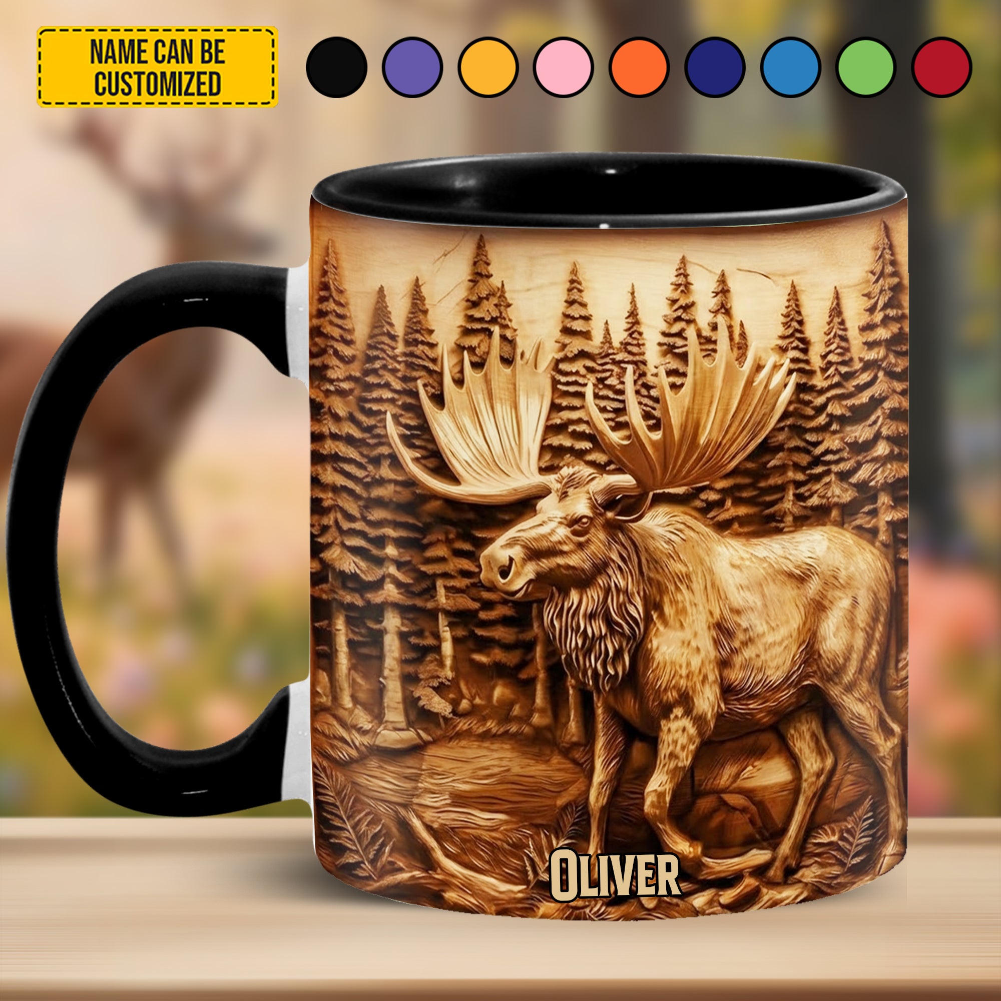 Personalized Hunting Accent Mug Deer Hunting Christmas Gifts For A Deer Hunter - Image 6