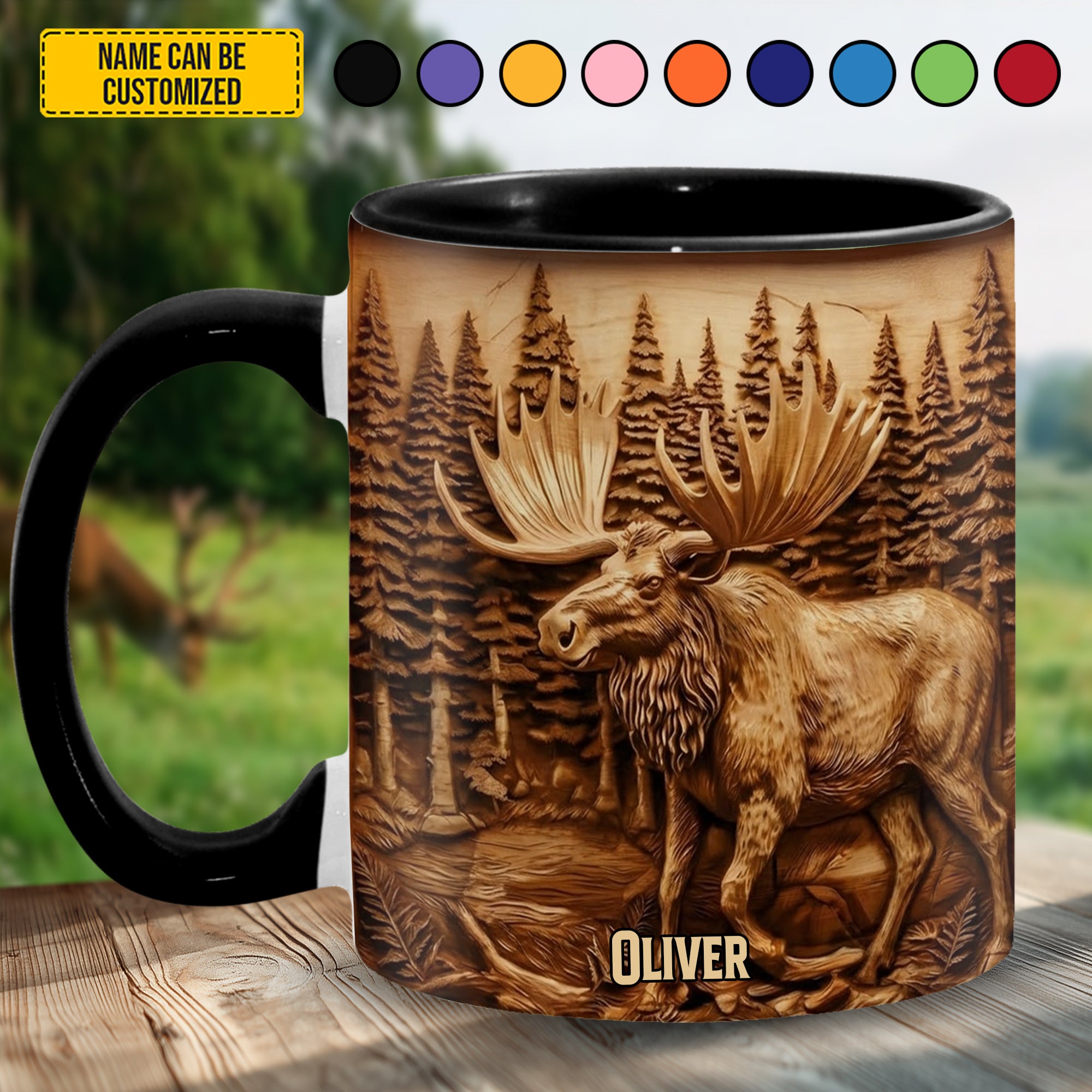 Personalized Hunting Accent Mug Deer Hunting Christmas Gifts For A Deer Hunter - Image 2