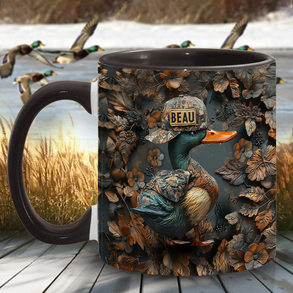 Personalized Hunting Accent Mug Duck Hunting Gift For Outdoor Adventurers