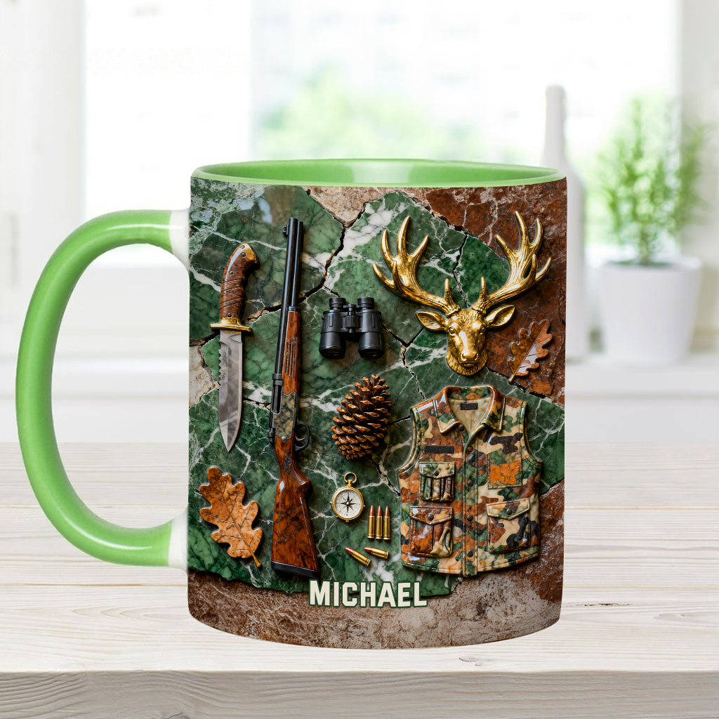 Personalized Hunting Accent Mug Hunter's Gear Gift For Outdoor Adventurers - Image 8