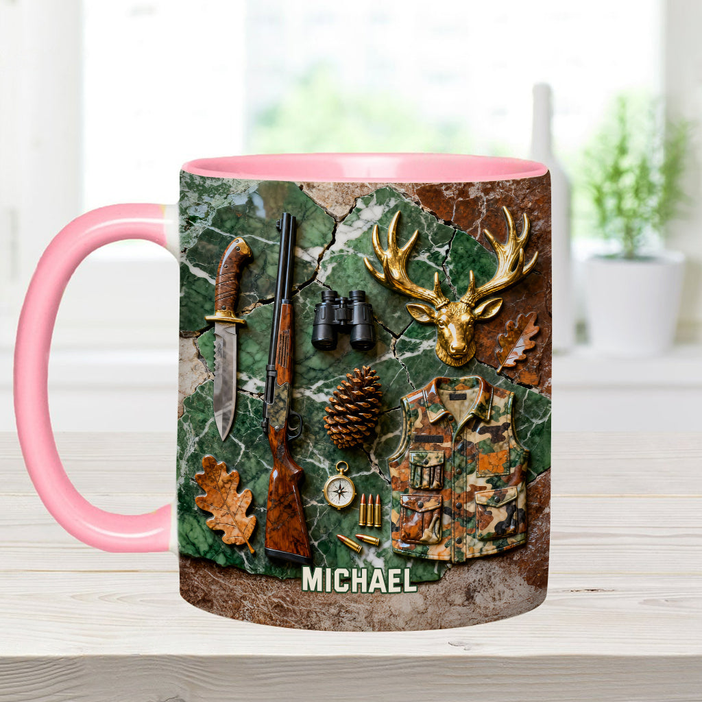 Personalized Hunting Accent Mug Hunter's Gear Gift For Outdoor Adventurers - Image 6