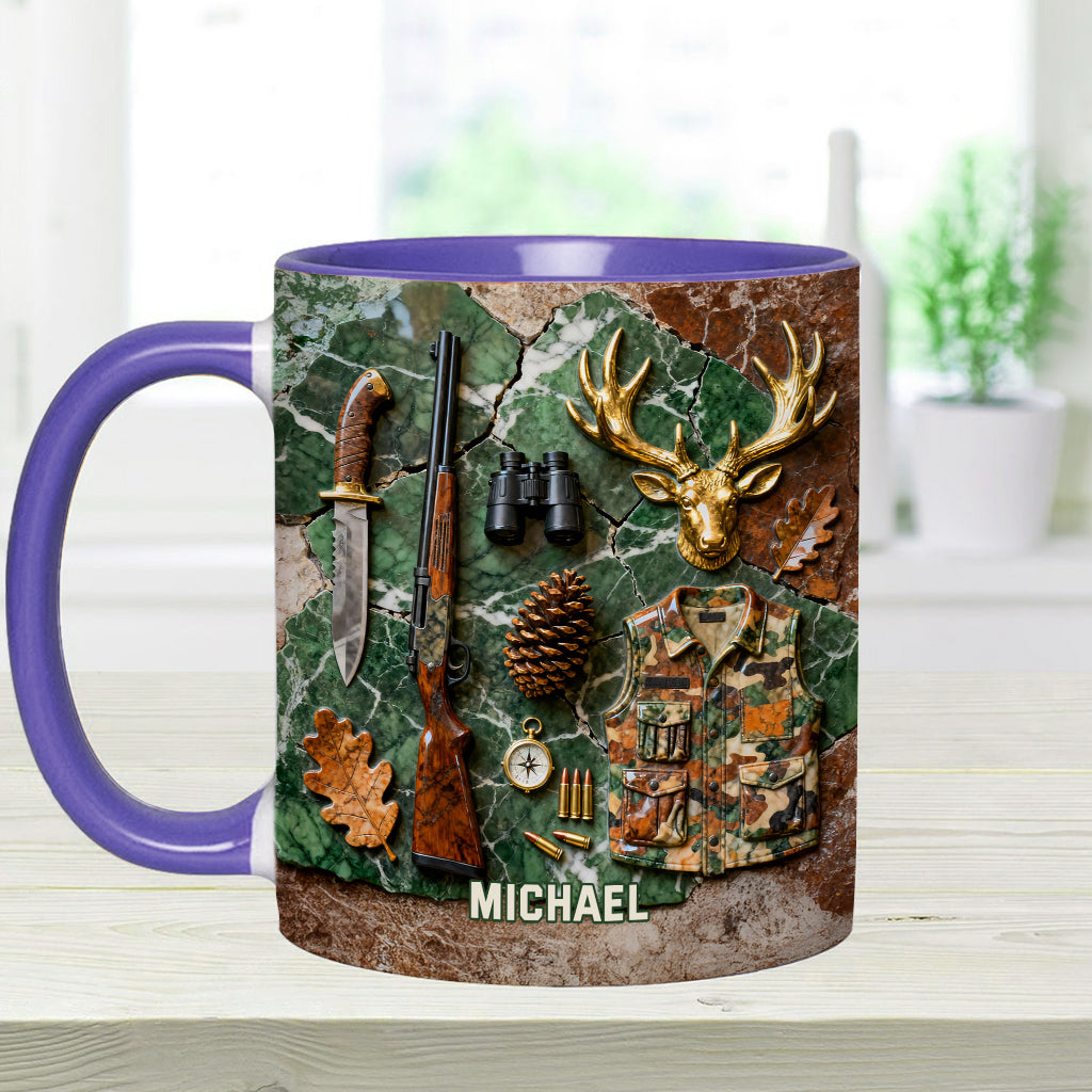 Personalized Hunting Accent Mug Hunter's Gear Gift For Outdoor Adventurers - Image 12