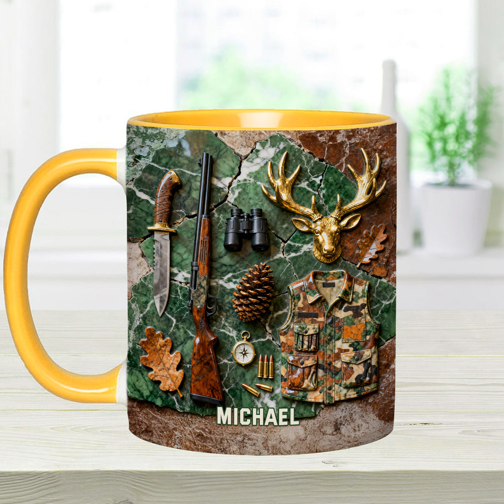 Personalized Hunting Accent Mug Hunter's Gear Gift For Outdoor Adventurers - Image 3