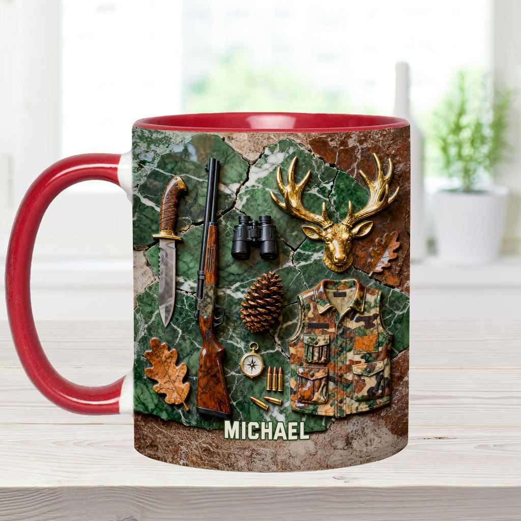 Personalized Hunting Accent Mug Hunter's Gear Gift For Outdoor Adventurers - Image 9