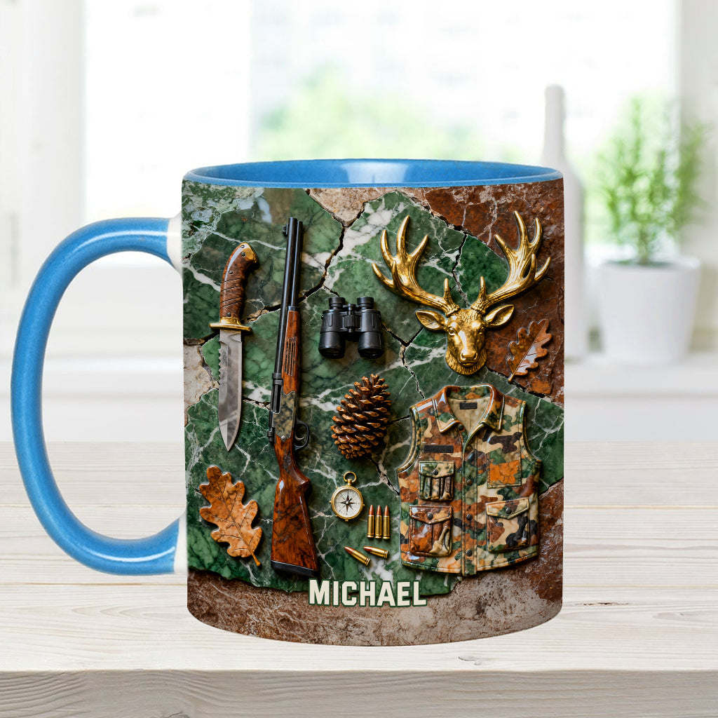 Personalized Hunting Accent Mug Hunter's Gear Gift For Outdoor Adventurers - Image 7