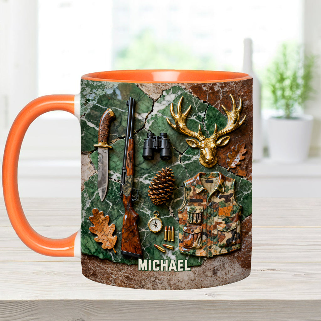 Personalized Hunting Accent Mug Hunter's Gear Gift For Outdoor Adventurers - Image 4