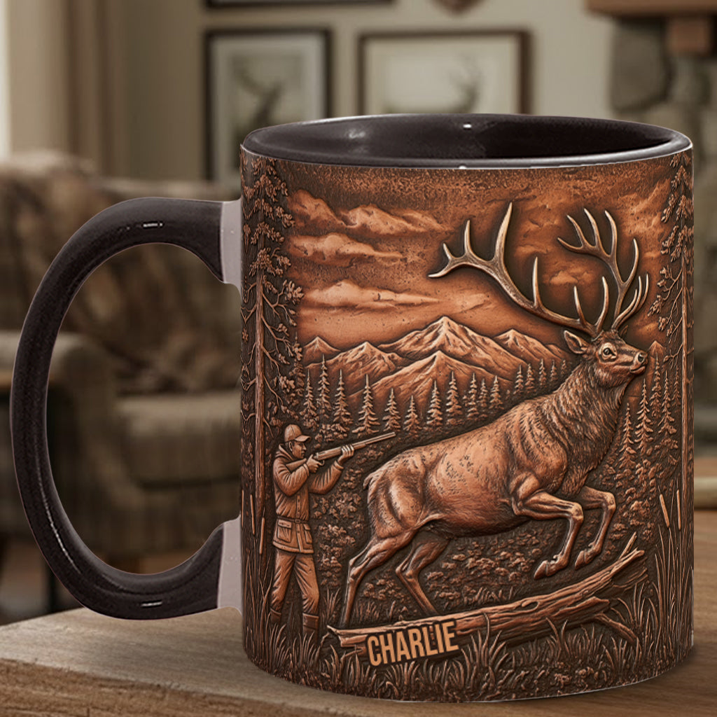 Personalized Hunting Accent Mug Hunter's Triumph Unique Gift For Hunters