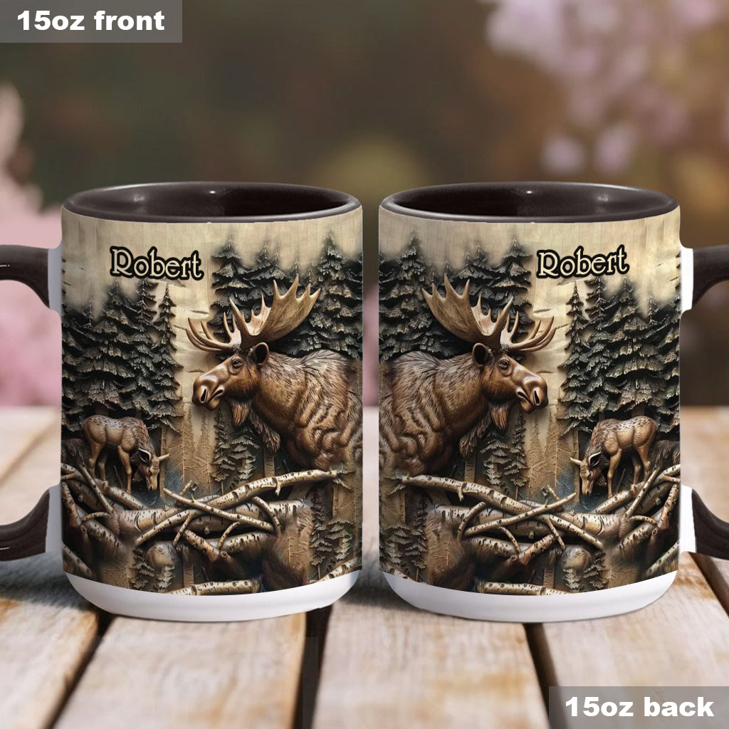 Personalized Hunting Accent Mug Love Hunting Camouflage Hunting Gift - Image 19