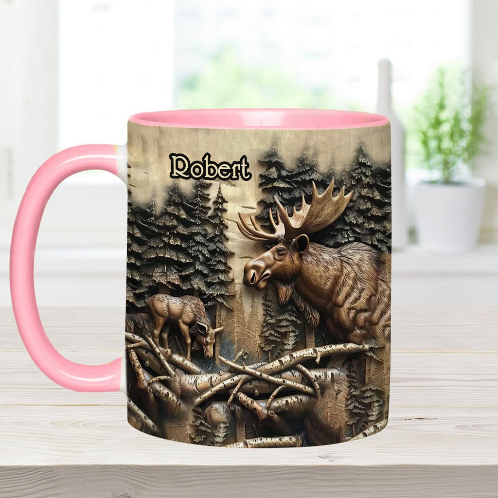 Personalized Hunting Accent Mug Love Hunting Camouflage Hunting Gift - Image 14