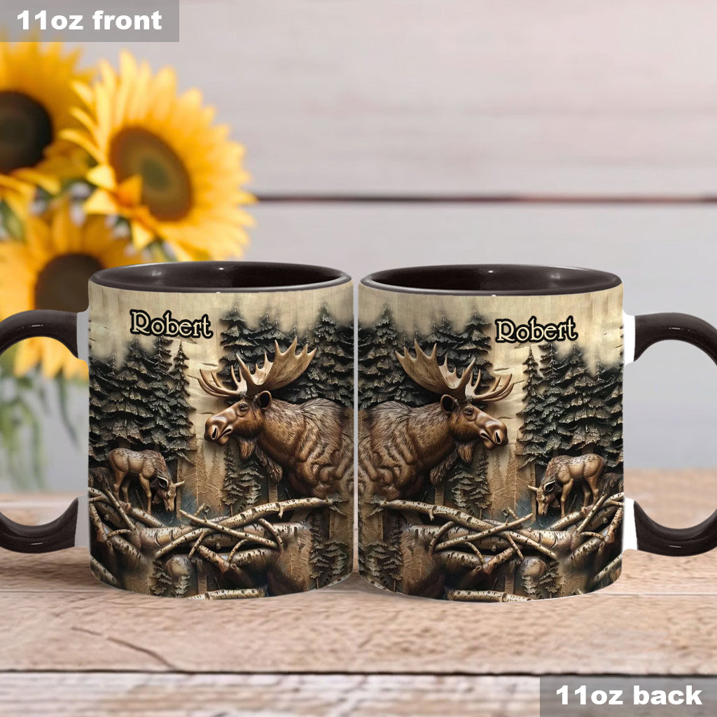 Personalized Hunting Accent Mug Love Hunting Camouflage Hunting Gift - Image 18