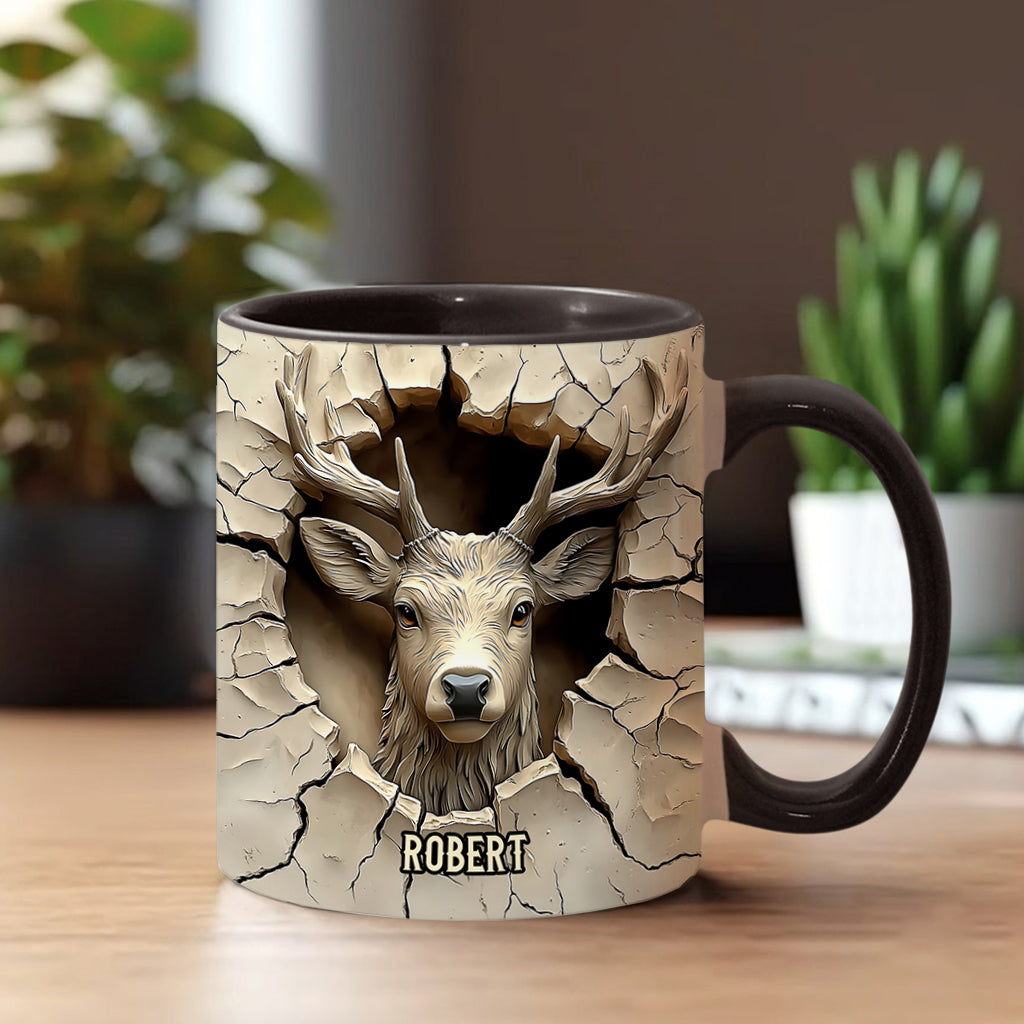 Personalized Hunting Accent Mug Love Hunting Camouflage Hunting Gift - Image 4