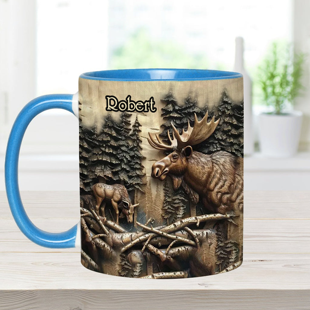 Personalized Hunting Accent Mug Love Hunting Camouflage Hunting Gift - Image 5