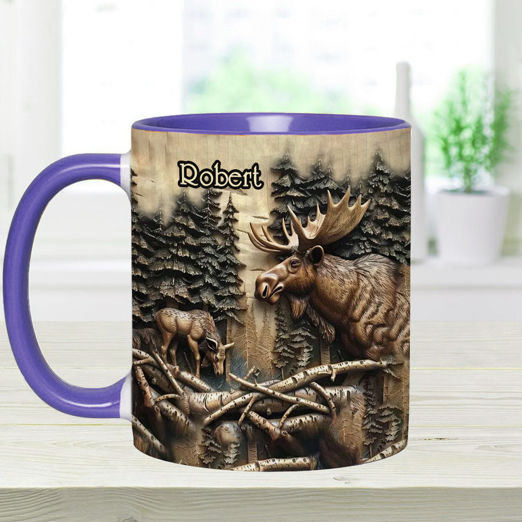 Personalized Hunting Accent Mug Love Hunting Camouflage Hunting Gift - Image 9