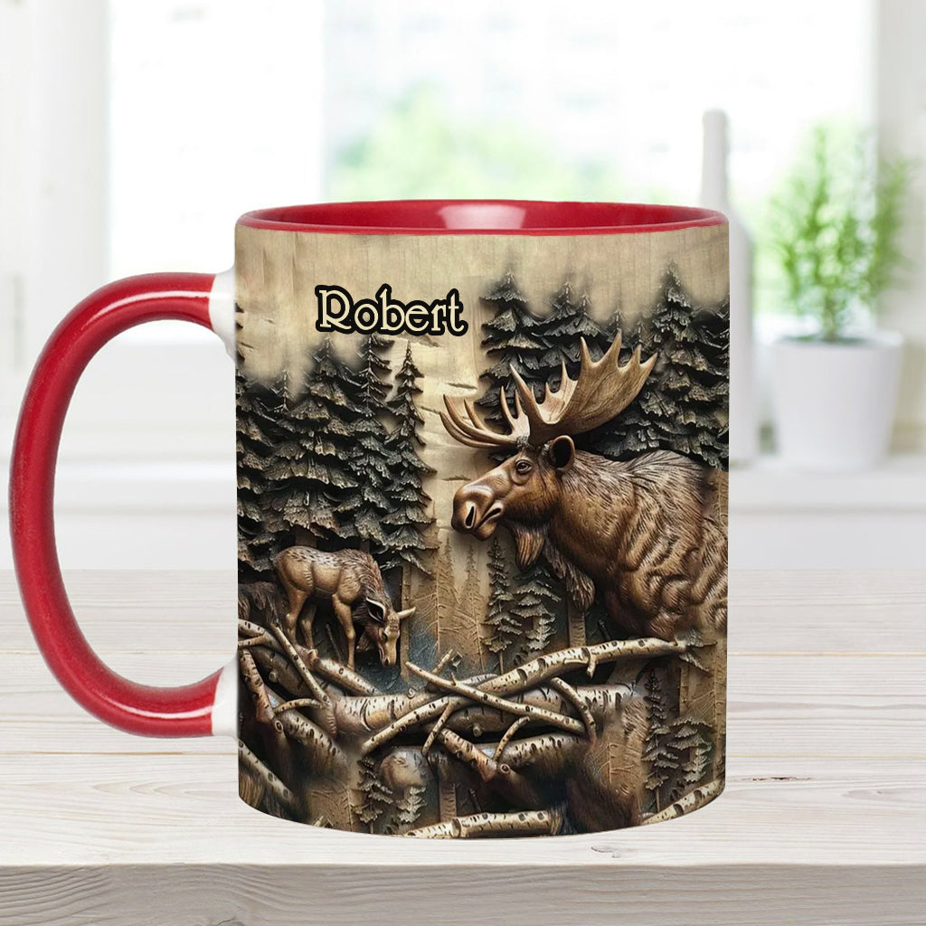 Personalized Hunting Accent Mug Love Hunting Camouflage Hunting Gift - Image 12