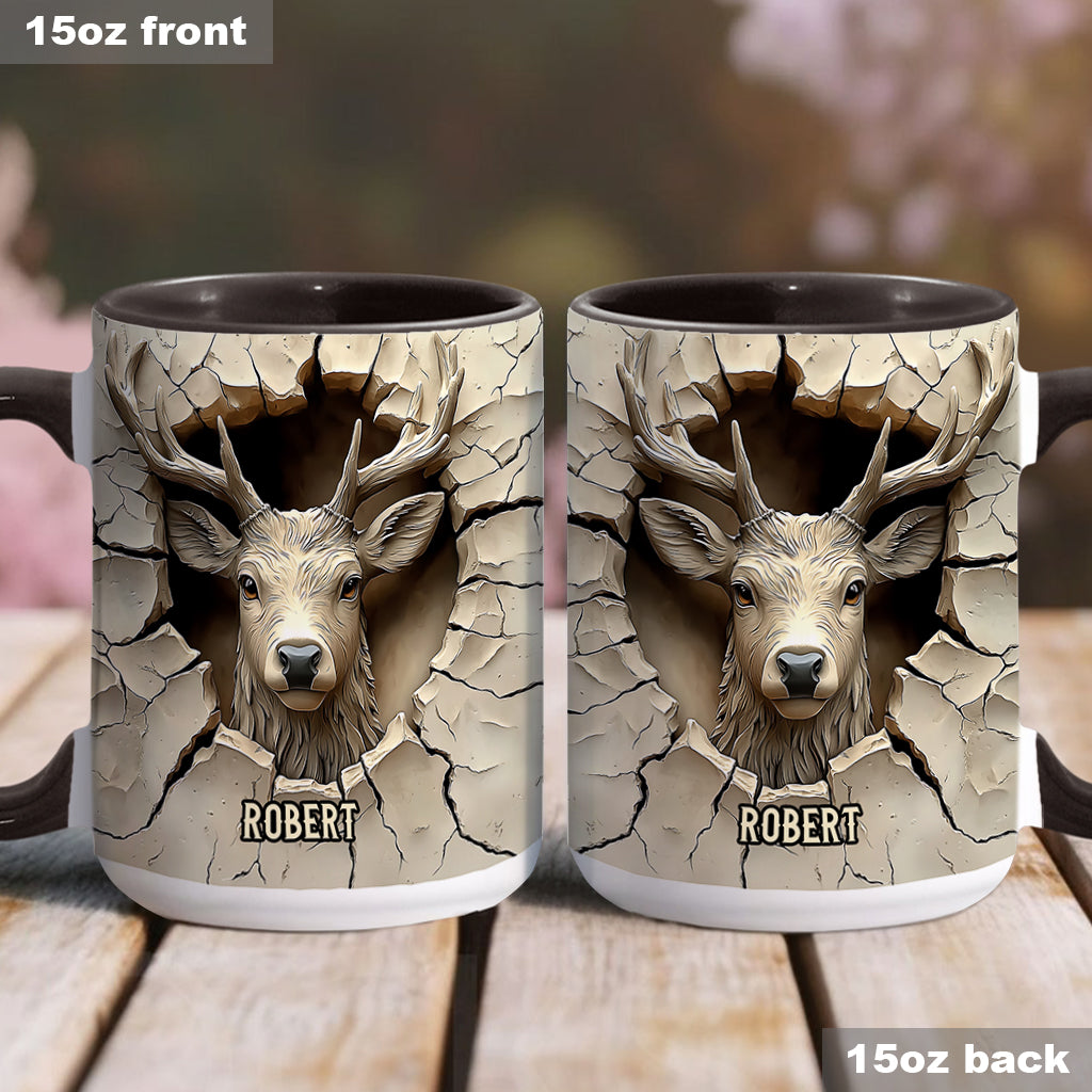 Personalized Hunting Accent Mug Love Hunting Camouflage Hunting Gift - Image 8