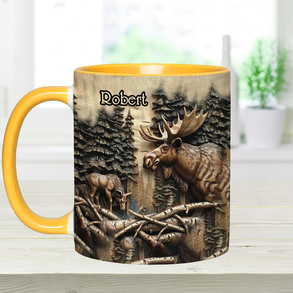 Personalized Hunting Accent Mug Love Hunting Camouflage Hunting Gift - Image 10