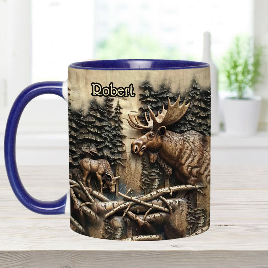 Personalized Hunting Accent Mug Love Hunting Camouflage Hunting Gift - Image 13