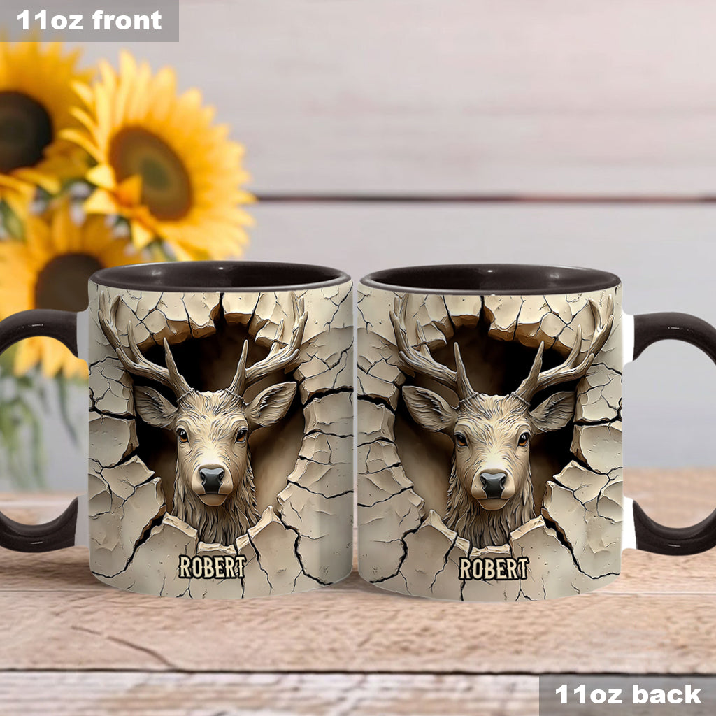 Personalized Hunting Accent Mug Love Hunting Camouflage Hunting Gift - Image 6
