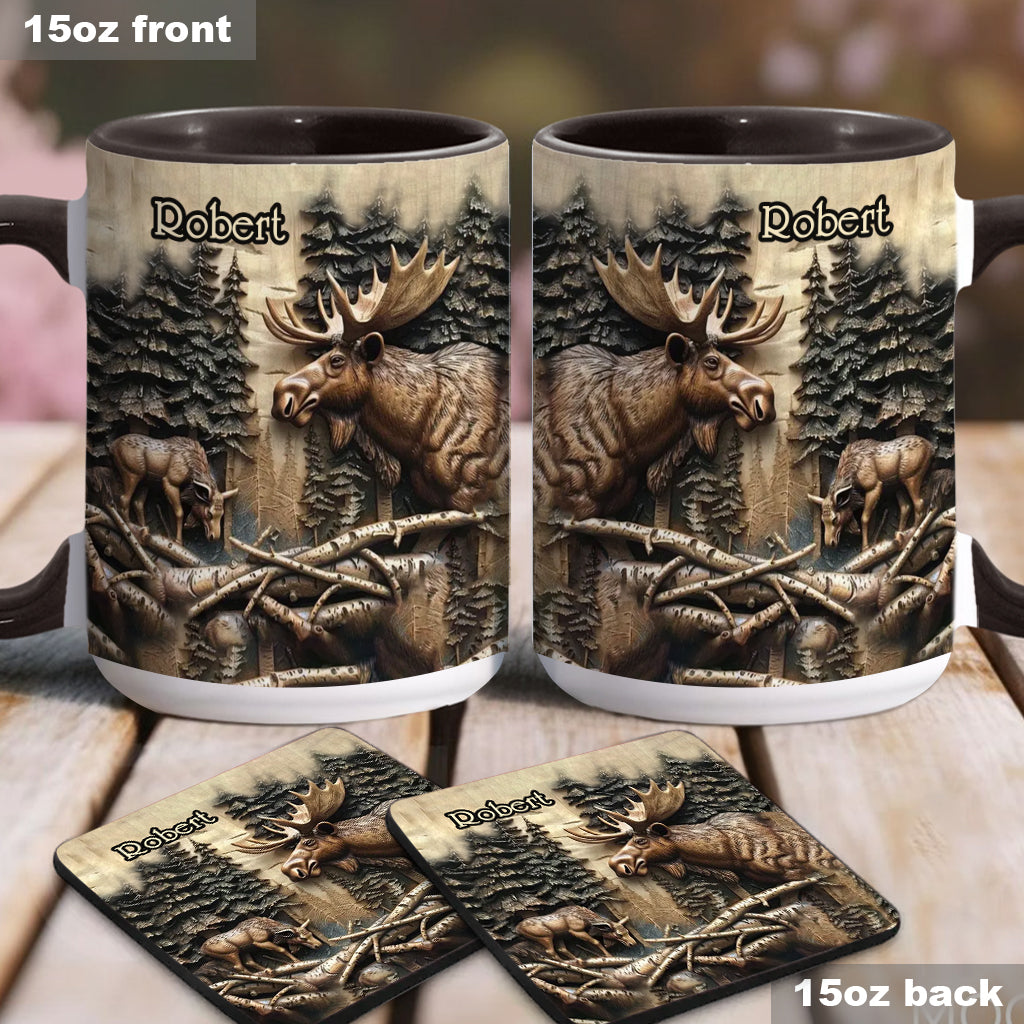 Personalized Hunting Accent Mug Love Hunting Camouflage Hunting Gift - Image 16