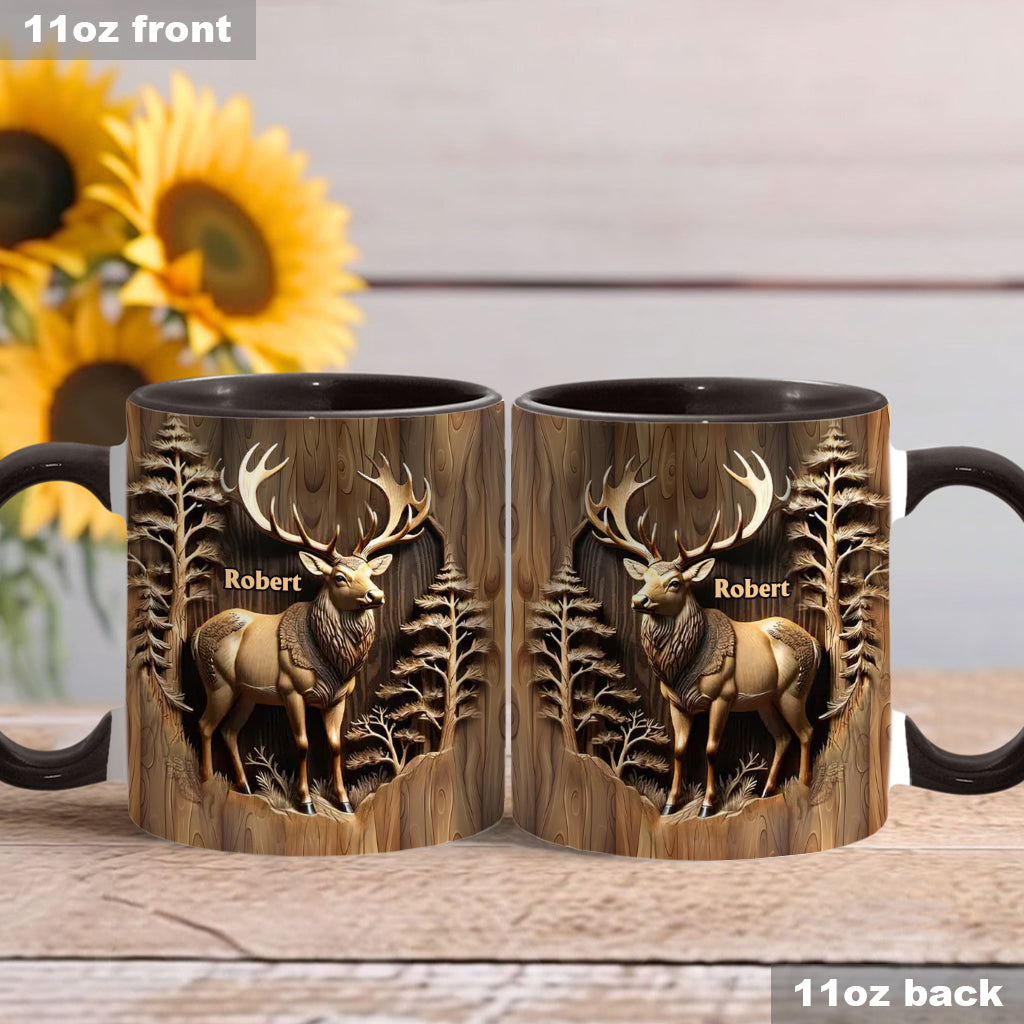 Personalized Hunting Accent Mug Love Hunting Unique Gift For Hunters - Image 3