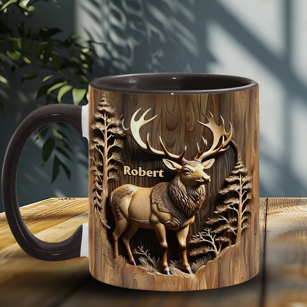 Personalized Hunting Accent Mug Love Hunting Unique Gift For Hunters