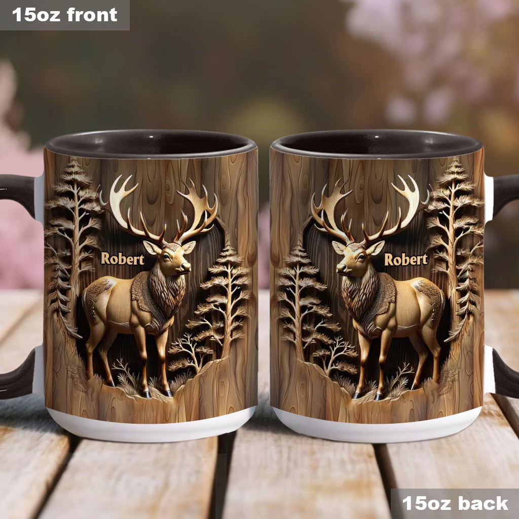 Personalized Hunting Accent Mug Love Hunting Unique Gift For Hunters - Image 4