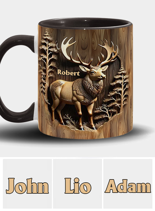 Personalized Hunting Accent Mug Love Hunting Unique Gift For Hunters - Image 5