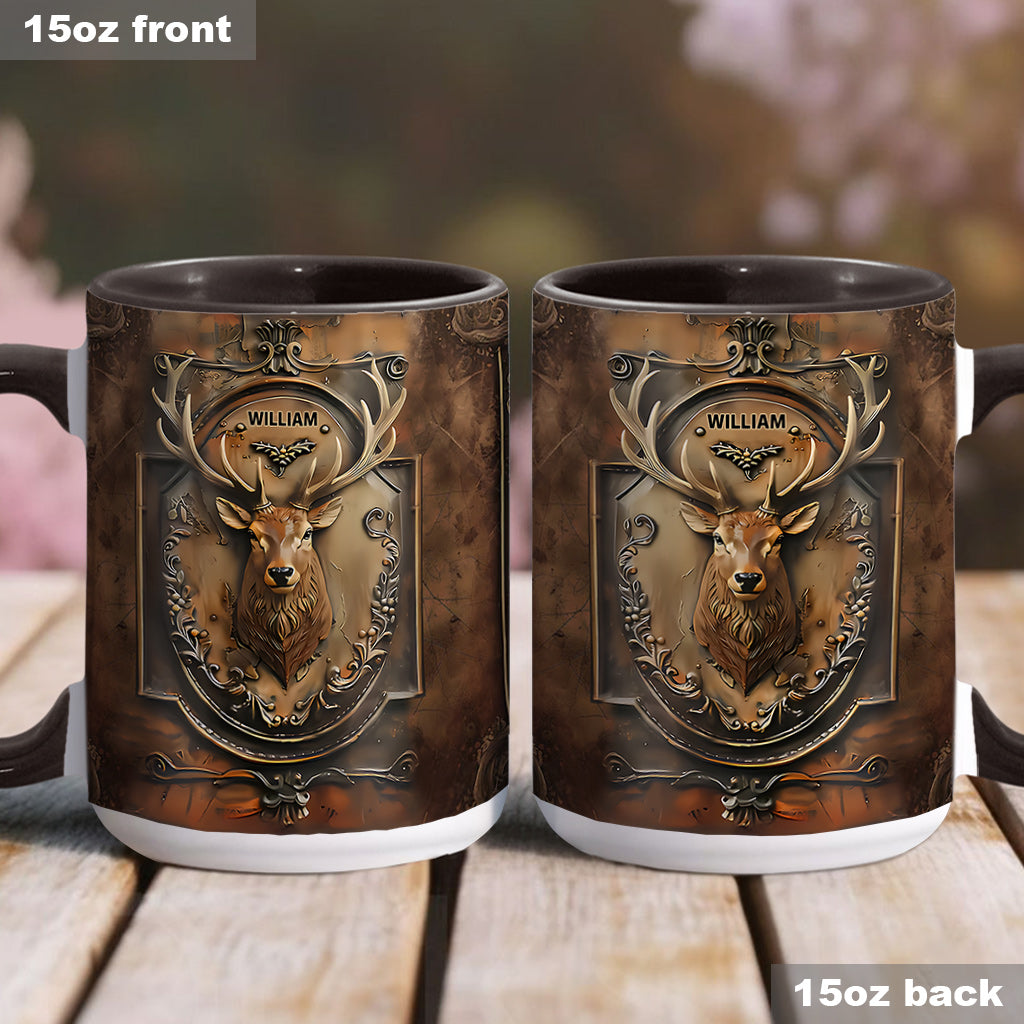 Personalized Hunting Accent Mug Trophy Buck Best Gifts For New Buck Owners - Image 3