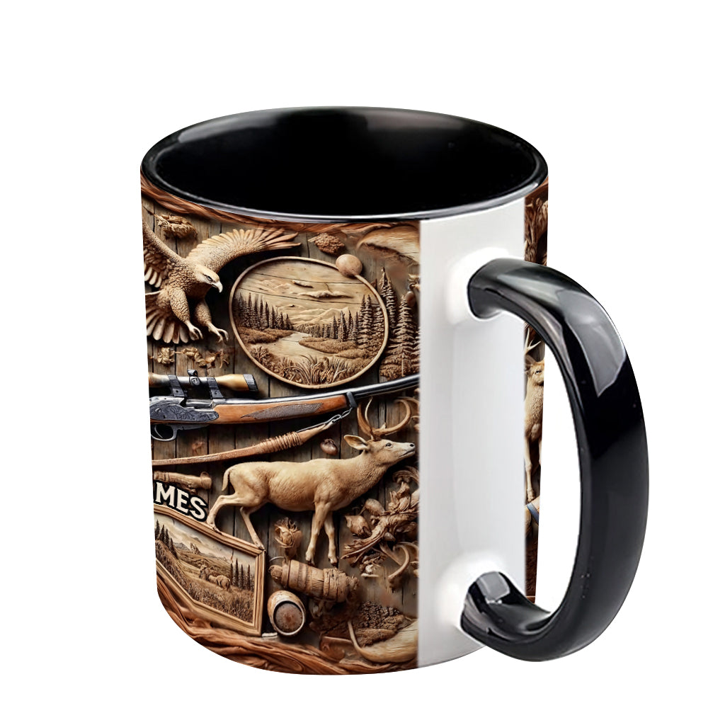 Personalized Hunting Accent Mug Wilderness Hunter Gift For Outdoor Adventurers - Image 5