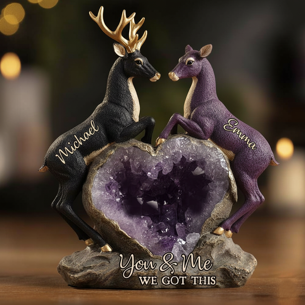 Personalized Hunting Couple Acrylic Plaque You & Me Engagement Gift Ideas - Image 3